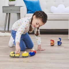 Spin Master Mighty Express Push-and-Go Zug Mechaniker Milo mit Guterwaggon Механик поезда Mighty Express Push-and-Go Майло с товарным вагоном