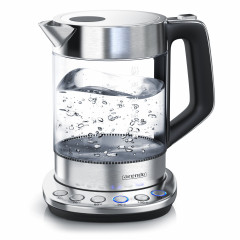 Arendo Arendo Wasserkocher, 1,5 l, 2200 W, Edelstahl Glas mit Basisstation, Temperatureinstellung 70° 100° C Чайник Arendo, 1,5 л, 2200 Вт, стекло нержавеющая сталь, с подставкой, регулировка температуры 70° 100° C