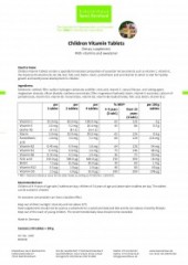 Krauterhaus Sanct Bernhardt Children Vitamin Tablets, Мультивитамины для детей, 240 таблеток на 4 месяца