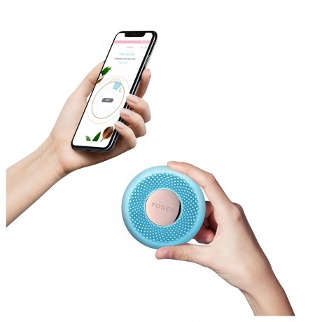 FOREO mini 2 Maskengerat mit Warme- und LED-Lichttherapie Mint Маска mini 2 с терапией теплом и светодиодным светом