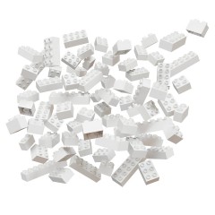 Hubelino 60-teiliges weisses Bausteine Set Набор из 60 белых строительных блоков