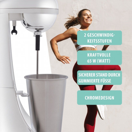 CLATRONIC CLATRONIC Standmixer BM 3472, Barmixer u. Milchaufschaumer in Einem  Настольный миксер CLATRONIC BM 3472, барный миксер и вспениватель молока в одном