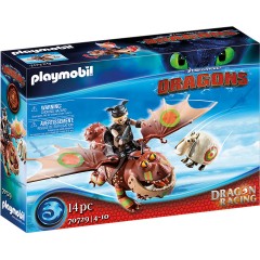 PLAYMOBIL PLAYMOBIL 70729 Dragon Racing: Fischbein und Fleischklops PLAYMOBIL 70729 Гонки на драконах: китовый ус и фрикадельки