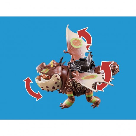 PLAYMOBIL PLAYMOBIL 70729 Dragon Racing: Fischbein und Fleischklops PLAYMOBIL 70729 Гонки на драконах: китовый ус и фрикадельки