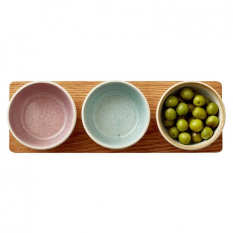 Bitz Bitz Gastro matte cream Kabarett-32x11x6 cm Set 4-tlg. Bitz Gastro матовый крем-кабаре-32x11x6 см набор из 4-х предметов.