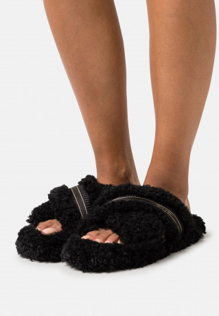 Tommy Hilfiger HOME STRAPS Mules black ДОМАШНИЕ РЕМНИ Мюли черный