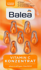 Balea Konzentrat Vitamin C, Балеа Концентрат Витамина C, капсулы для лица, 5упх7 шт.