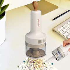 Yoyaxi Akku-Handstaubsauger Tischstaubsauger USB wiederaufladbar mit hoher Saugleistung, 1200 mAh Li-Akku fur Schule, Zuhause, Buro und Auto Беспроводной ручной пылесос Yoyaxi, настольный пылесос, перезаряжаемый через USB, с высокой мощностью всасывания,