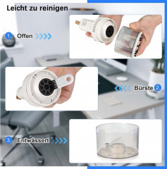 Yoyaxi Akku-Handstaubsauger Tischstaubsauger USB wiederaufladbar mit hoher Saugleistung, 1200 mAh Li-Akku fur Schule, Zuhause, Buro und Auto Беспроводной ручной пылесос Yoyaxi, настольный пылесос, перезаряжаемый через USB, с высокой мощностью всасывания,