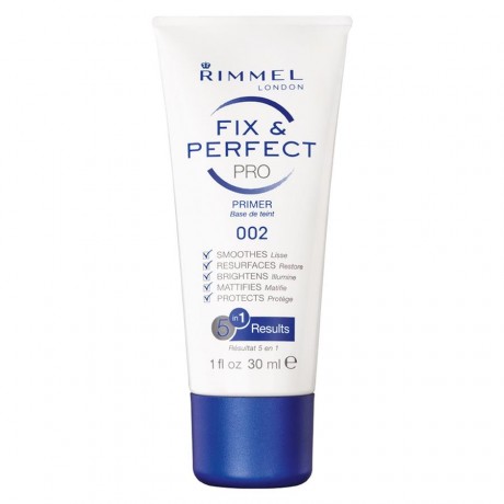 Rimmel London (Риммель) Gesicht Fix & Perfect Pro Primer, Nr. 002 Transparent / 30 мл