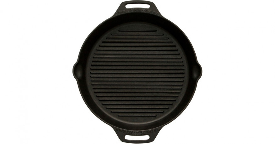 Petromax Petromax Grill-Feuerpfanne gp35h, mit 2 Henkeln schwarz, O 35cm  schwarz Сковорода-гриль Petromax gp35h, с 2 ручками, черная, O 35см