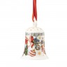 Hutschenreuther Hutschenreuther Sammelserie Weihnachtslied 2022 Porzellanglocke 'Leise rieselt der Schnee' h: 7 cm Hutschenreuther Collection Series Рождественская песнь 2022 Фарфоровый колокольчик "Тихо падает снег" h: 7 см