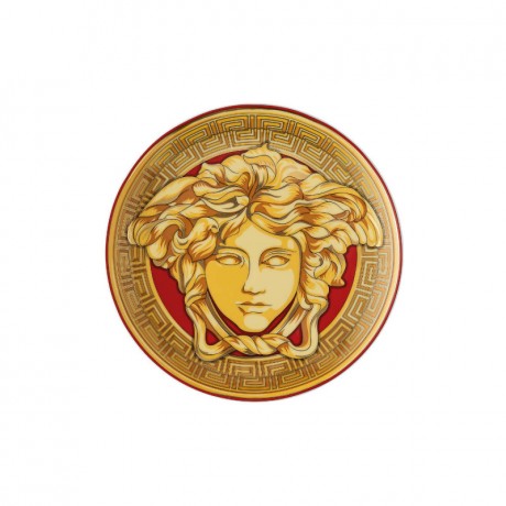 Rosenthal meets Versace Rosenthal Versace Medusa Amplified - Golden Coin Brotteller 17 cm Rosenthal Versace Medusa Amplified - Хлебная тарелка Golden Coin 17 см