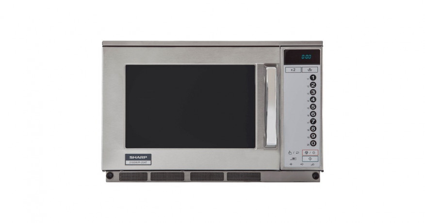 Sharp Sharp R25AT, Mikrowelle edelstahl  edelstahl Sharp R25AT, нержавеющая сталь для микроволновой печи