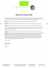 Kraueterhaus Sanct Bernhardt Super 20 Sun Protection Milk, 250 мл