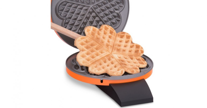 Cloer Cloer Waffeleisen 1627-15 orange/schwarz, 930 Watt  orange/schwarz Вафельница Cloer 1627-15 оранжевая/черная, 930 Вт