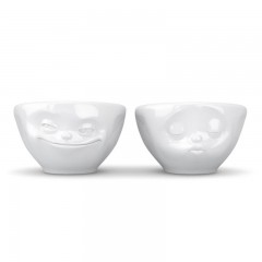 Fiftyeight Products TV Tassen Schalchen Set 2-tlg. - grinsend &amp; kussend 0,10 L Набор подставок для телевизора 2 шт. - ухмыляясь и целуясь 0,10 л