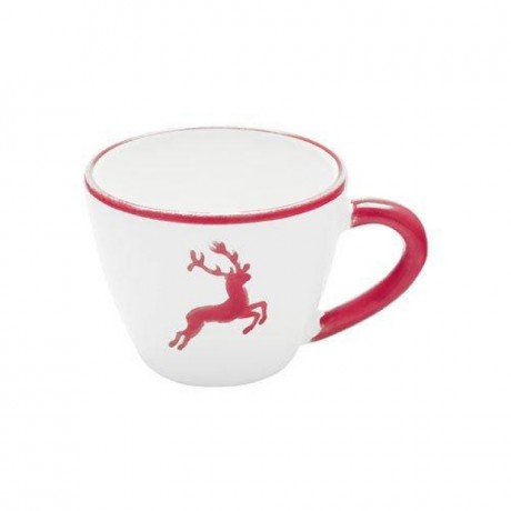 Gmundner Keramik Gmundner Keramik Rubinroter Hirsch Mokka-/Espresso-Obertasse Gourmet 0,06 L / h: 5,1 cm Gmundner Ceramics Ruby Red Deer Mocha/Espresso Cup Gourmet 0,06 л / высота: 5,1 см