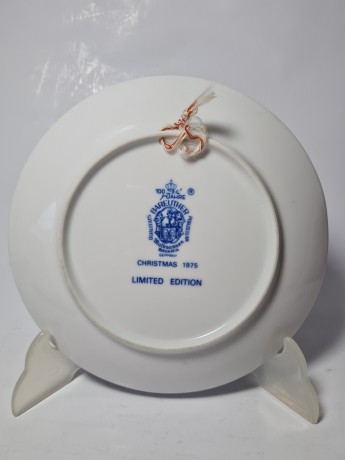 Bareuther Bavaria Декоративная тарелка "Снеговик", 20см, Германия, 1975г.