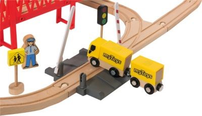 myToys ORIGINALS Holzeisenbahn-Spielset Деревянный поезд