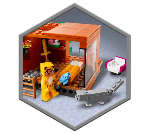 LEGO 2er Set НАБОР ЛЕГО: Minecraft 21174 Современный домик на дереве + 21188 Деревня Ламы