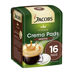 Jacobs Crema Kronung kraftig  105г, 16 пакетов