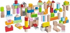 Eichhorn Color Holzbausteine 100 Teile Цветные деревянные строительные блоки 100 деталей