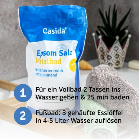 Casida EPSOM Salz Vitalbad  Солевая ванна EPSOM
