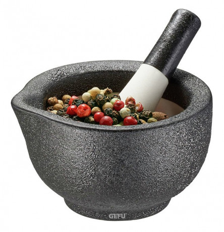 GEFU GEFU Morser u8 7,7 cm GRINO schwarz/weiss 7,7 см ГРИНО