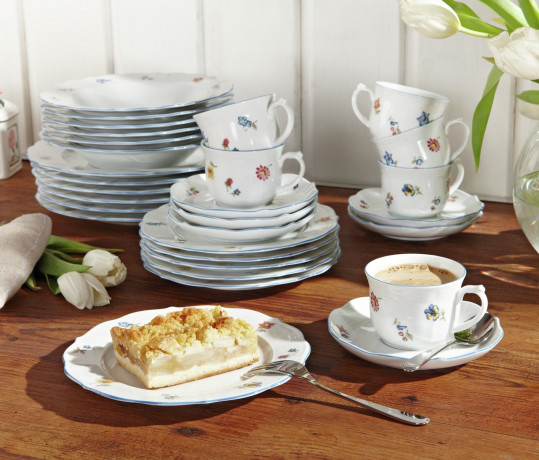 Seltmann Weiden Seltmann Weiden Kombiservice 30-tlg. Sonate Nostalgie Weiss Комбинированный сервиз Seltmann Weiden 30 шт. Соната ностальгия