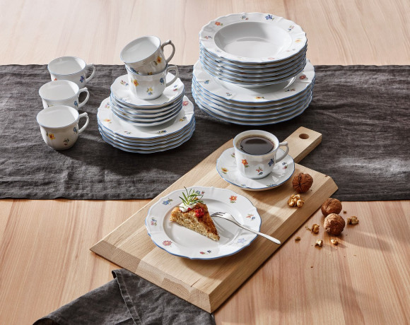 Seltmann Weiden Seltmann Weiden Kombiservice 30-tlg. Sonate Nostalgie Weiss Комбинированный сервиз Seltmann Weiden 30 шт. Соната ностальгия