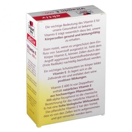 Doppelherz (Доппельхерц) aktiv Vitamin E 600 N 80 шт