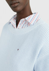 Tommy Hilfiger Jumper breezy blue джемпер свежий синий