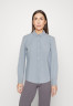 Tommy Hilfiger FIL A FIL REGULAR Button-down blouse breezy blue FIL A FIL REGULAR Блузка на пуговицах свежий синий
