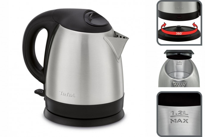 Tefal Tefal Wasserkocher Wasserkocher Tefal KI431D10 1,2 L Stahl  Чайник Tefal Чайник Tefal KI431D10 1,2 л сталь
