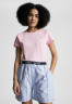Tommy Hilfiger 1985 C NK SS Basic T-shirt iconic pink 1985 C NK SS — базовая футболка культовый розовый