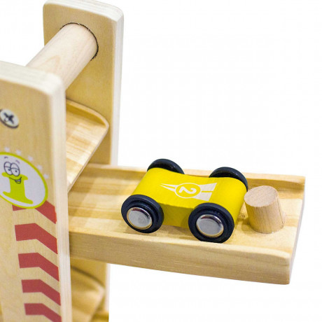 baobe Kugelbahn Murmelbahn Holzauto-Spur Lernspielzeug Мраморная дорожка Мраморная дорожка Деревянная автомобильная дорожка Развивающие игрушки