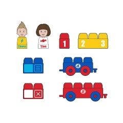 Tutor Blocks Meine ersten Magnetbausteine Autorennen Мои первые магнитные строительные блоки для автомобильных гонок