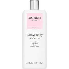 Marbert (Марберт) Bath & Body Bath & Shower Gel Гель для душа Sensitive, + Rich Body Lotion Лосьон для тела 50 мл / 400 мл