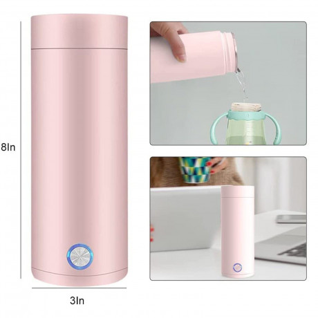 iceagle iceagle Wasserkocher Tragbarer Wasserkocher 5 Minuten schnelles Kochen 400 ml, 300,00 W, Schnellheizfunktion, Rosa Чайник Iceagle Портативный чайник, 5 минут быстрого кипячения, 400 мл, 300,00 Вт, функция быстрого нагрева, розовый