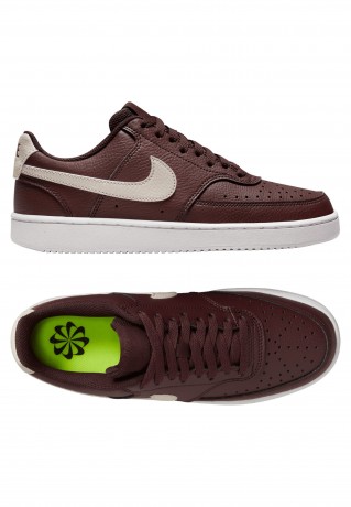 Nike Sportswear LIFESTYLE COURT VISION Sneaker low rot/weiss LIFESTYLE COURT VISION Низкие кроссовки женские красный Белый