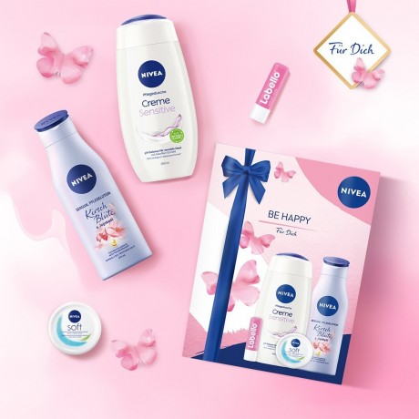 Nivea Be Happy Geschenkset  Подарочный набор Будь счастлив