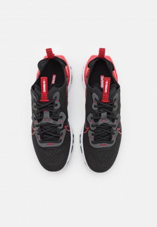Nike Sportswear REACT VISION SC UNISEX Sneaker low black/university red/iron grey/white REACT VISION SC UNISEX Низкие кроссовки женские черный/университетский красный/железно-серый/белый