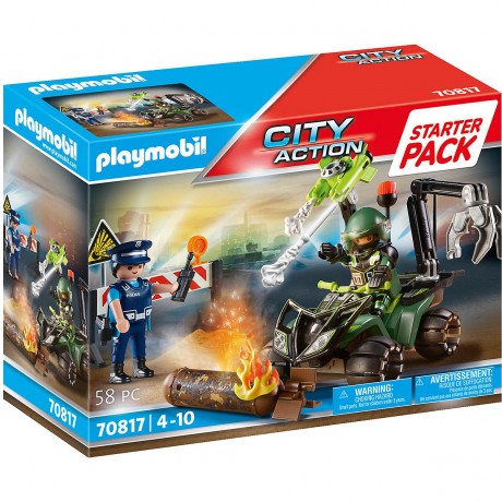 PLAYMOBIL PLAYMOBIL 70817 Starter Pack Polizei: Gefahrentraining PLAYMOBIL 70817 Стартовый набор Police: Обучение опасностям