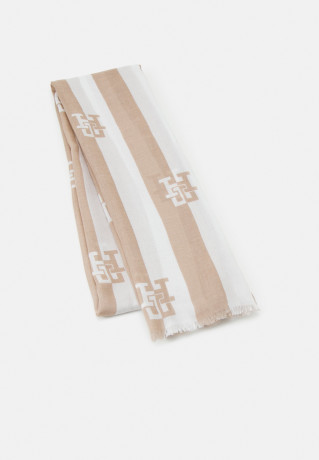 Tommy Hilfiger ICONIC PREP SCARF STRIPES Scarf beige mix ICONIC PREP SCARF STRIPES Шарф бежевый микс