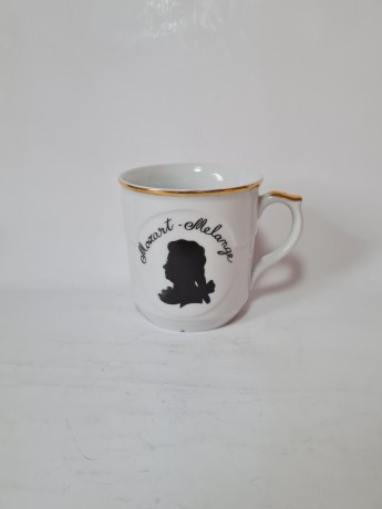 EPIAG Набор кофейных чашек с позолотой "Моцарт", 7 штук, Чехословакия, 1960-70гг.