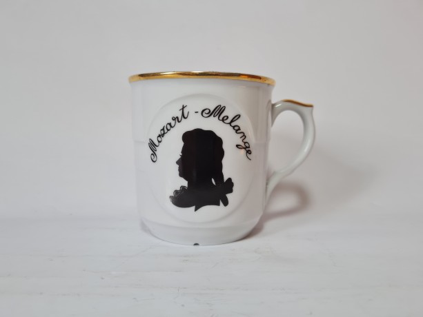 EPIAG Набор кофейных чашек с позолотой "Моцарт", 7 штук, Чехословакия, 1960-70гг.