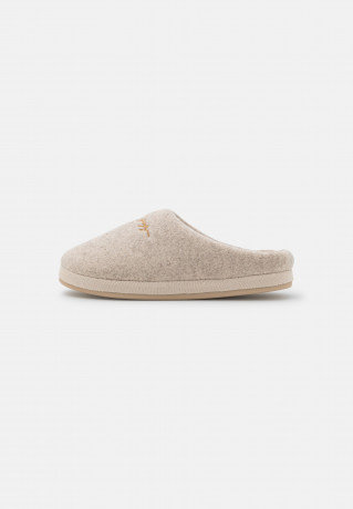 Tommy Hilfiger HOME SLIPPER FELT Mules beige ВОЙЛОК ДЛЯ ДОМАШНИХ ТАПОЧЕК Мюли бежевый