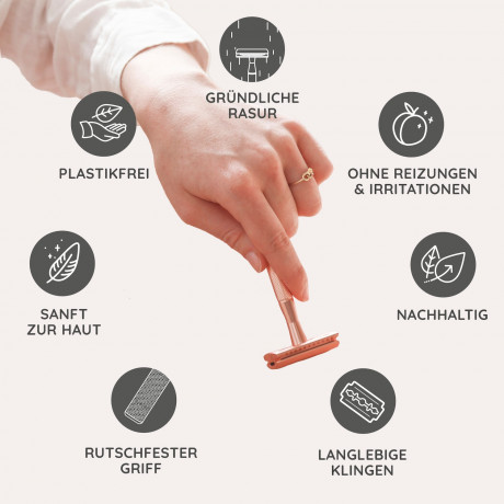 MYLILY Rasierhobel Rasierhobel rosegold безопасная бритва