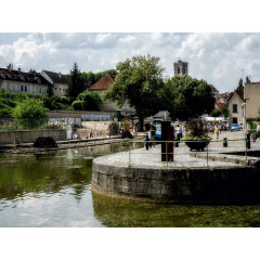 CALVENDO Puzzle CALVENDO Puzzle Hafeneingang Clamecy Пазл CALVENDO Puzzle Вход в порт Clamecy